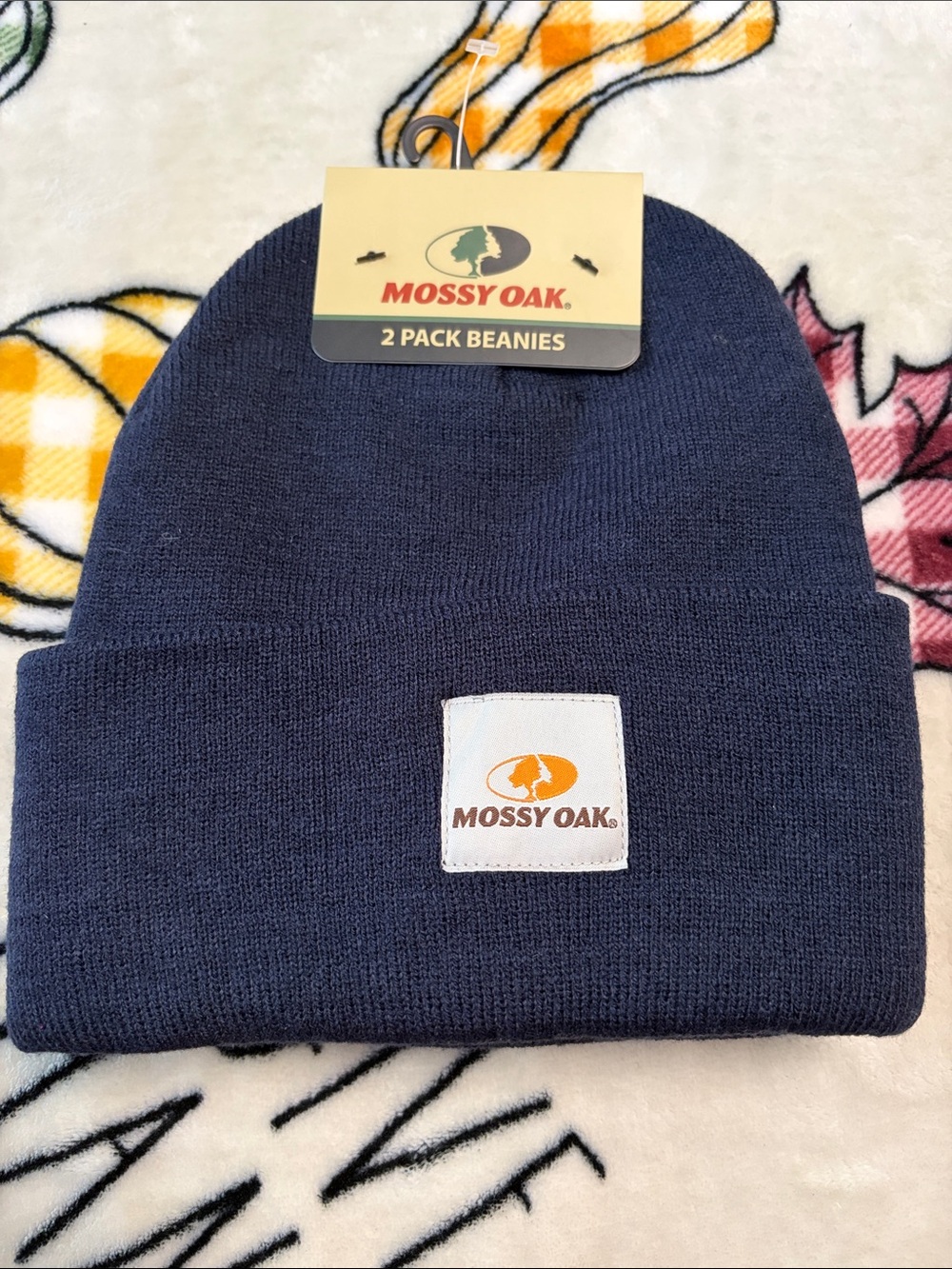 Mossy Oak (2) Knit Cuffed Beanie with Logo Patch